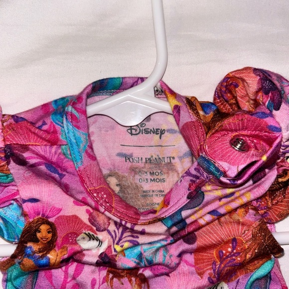 Posh Peanut The Little Mermaid Tull Bodysuit Dress - Picture 4 of 4